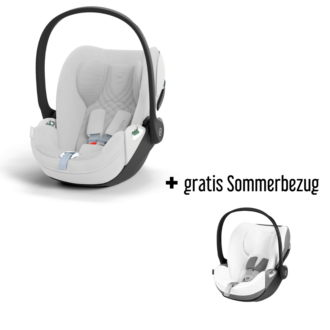 CYBEX Cloud T i-Size Platinum White Plus inkl. gratis Sommerbezug CYBEX Cloud T i-Size Platinum White Plus inkl. gratis Sommerbezug